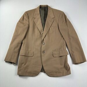 Oxxford Clothes Cashmere Blazer Men's 41 Reg Brown Sports Jacket Coat Camel